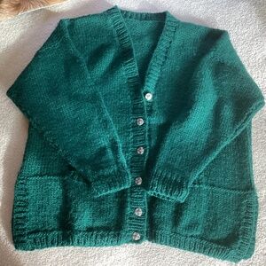 Big Chunky Heavy Handmade Wool Blend Sweater